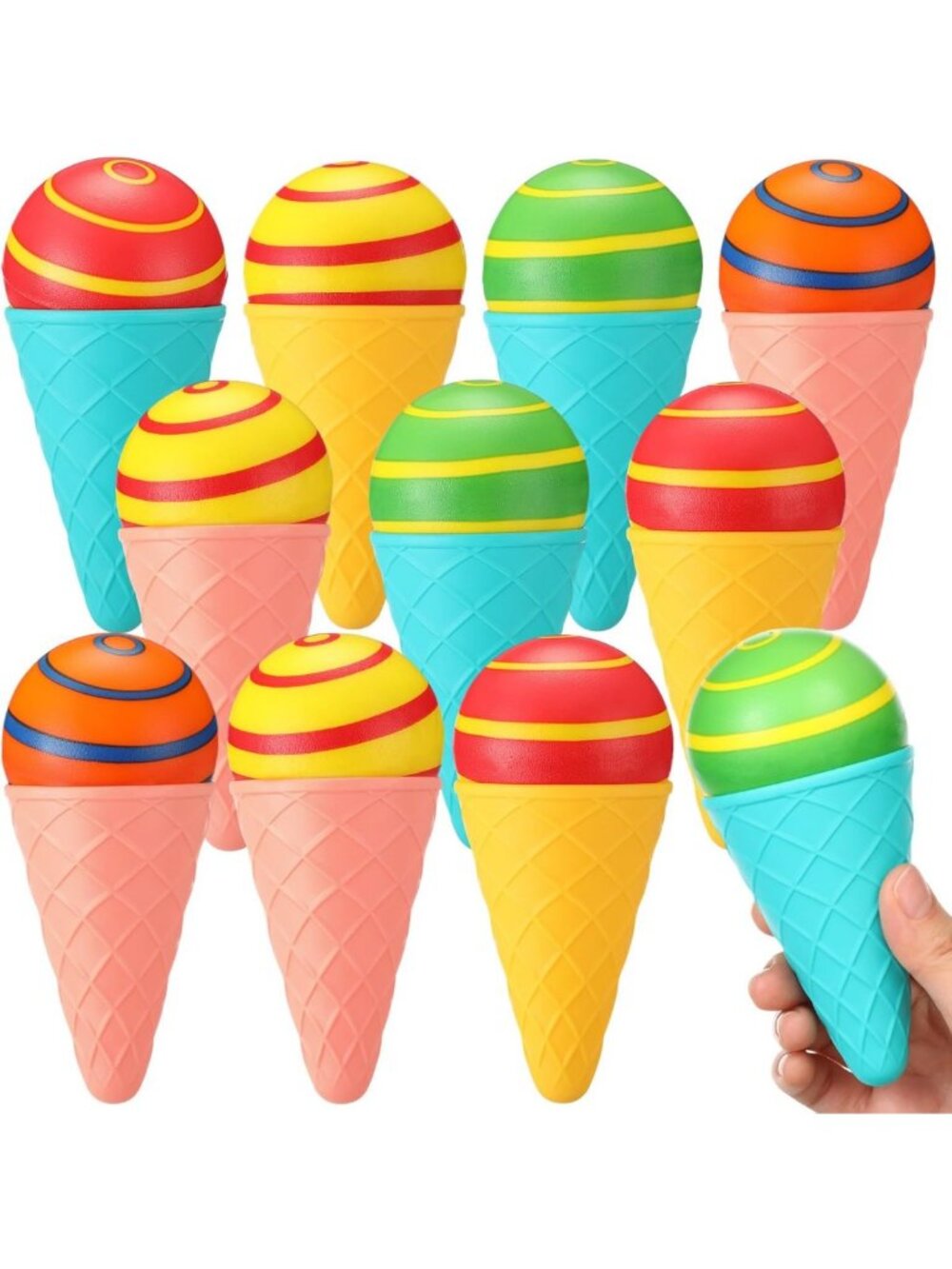 24 Pcs Ice Cream Race Game Set for Kids | Summer Party & Birthday Fun